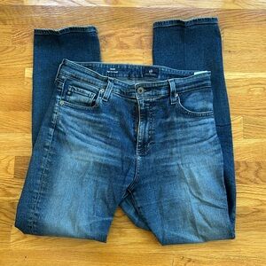 Mari high rise straight jeans